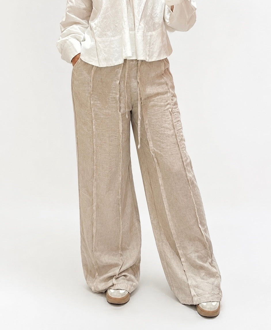 Linen pants.