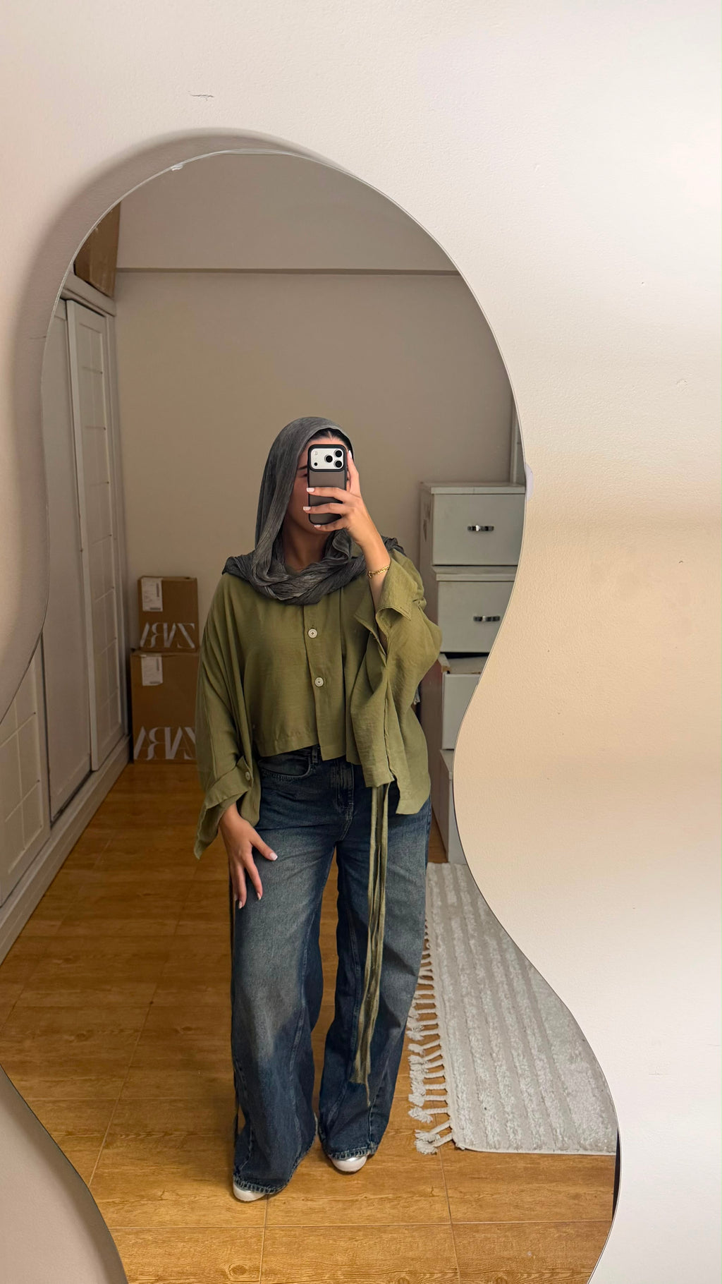 Sienna Linen Blouse olive