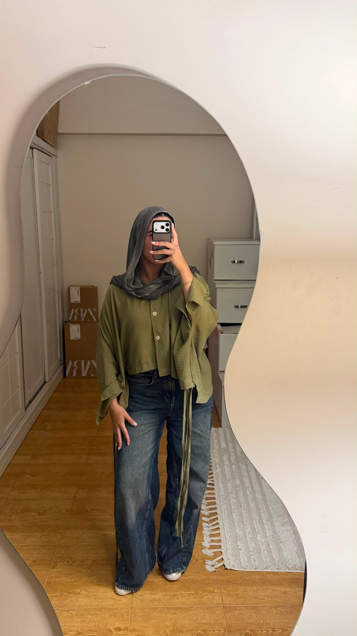 Sienna Linen Blouse olive