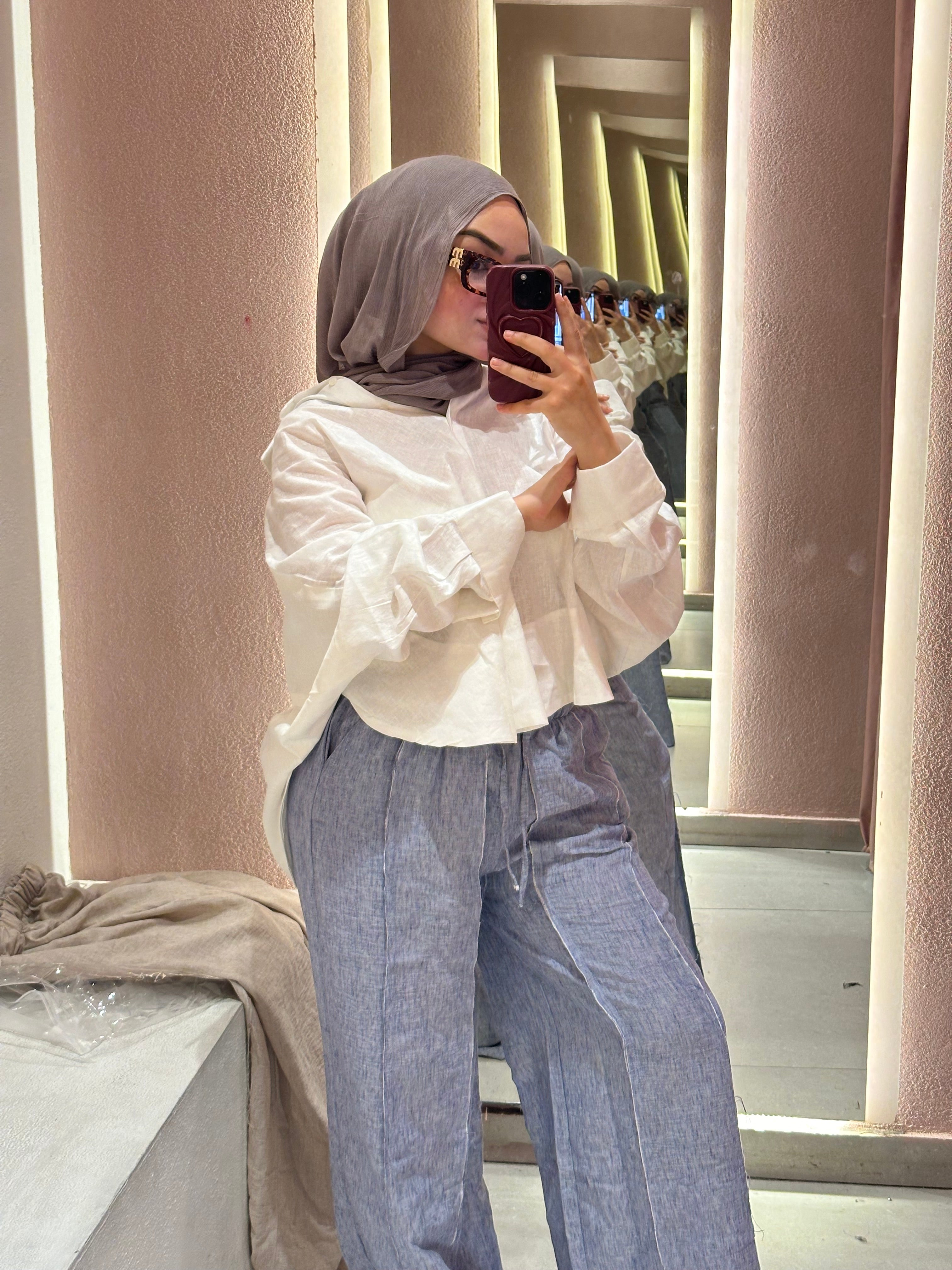 Linen pants.