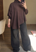 Fluffy cotton blouse
