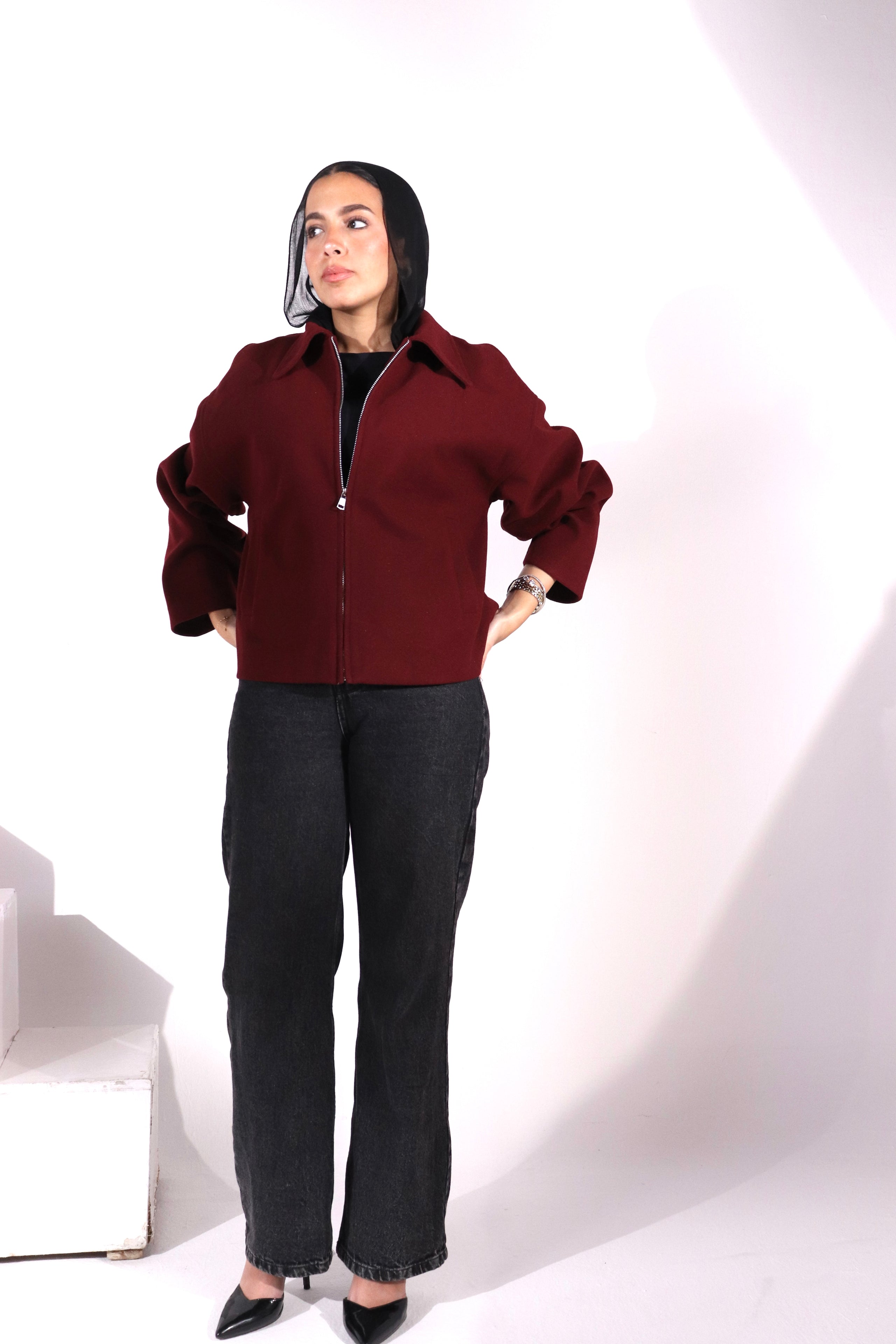 Maroon Jacket