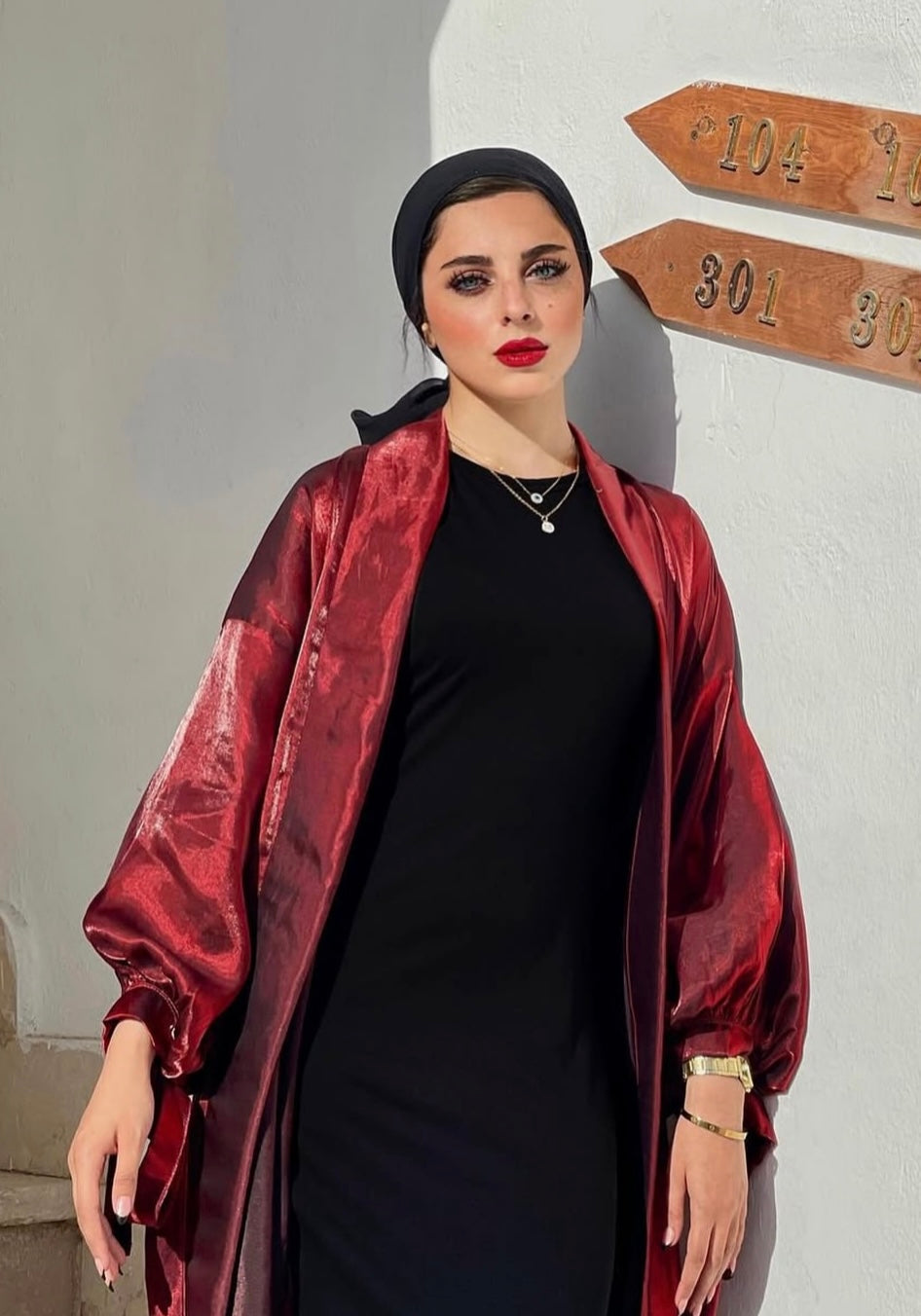 Wine cardigan