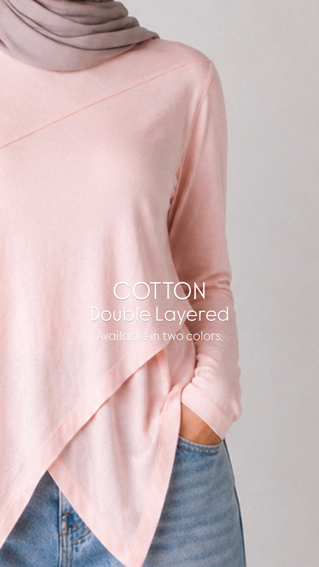 Cotton double layered blouse
