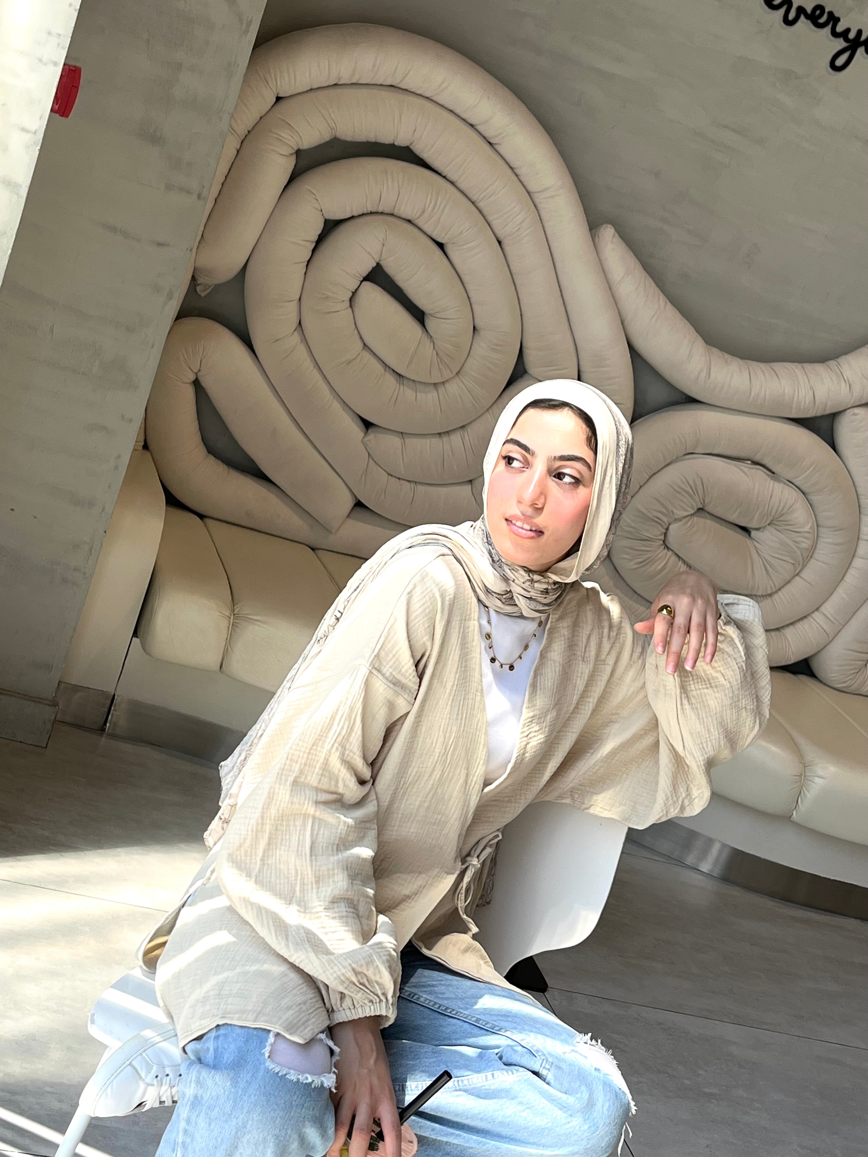 Wrapped Linen Blouse
