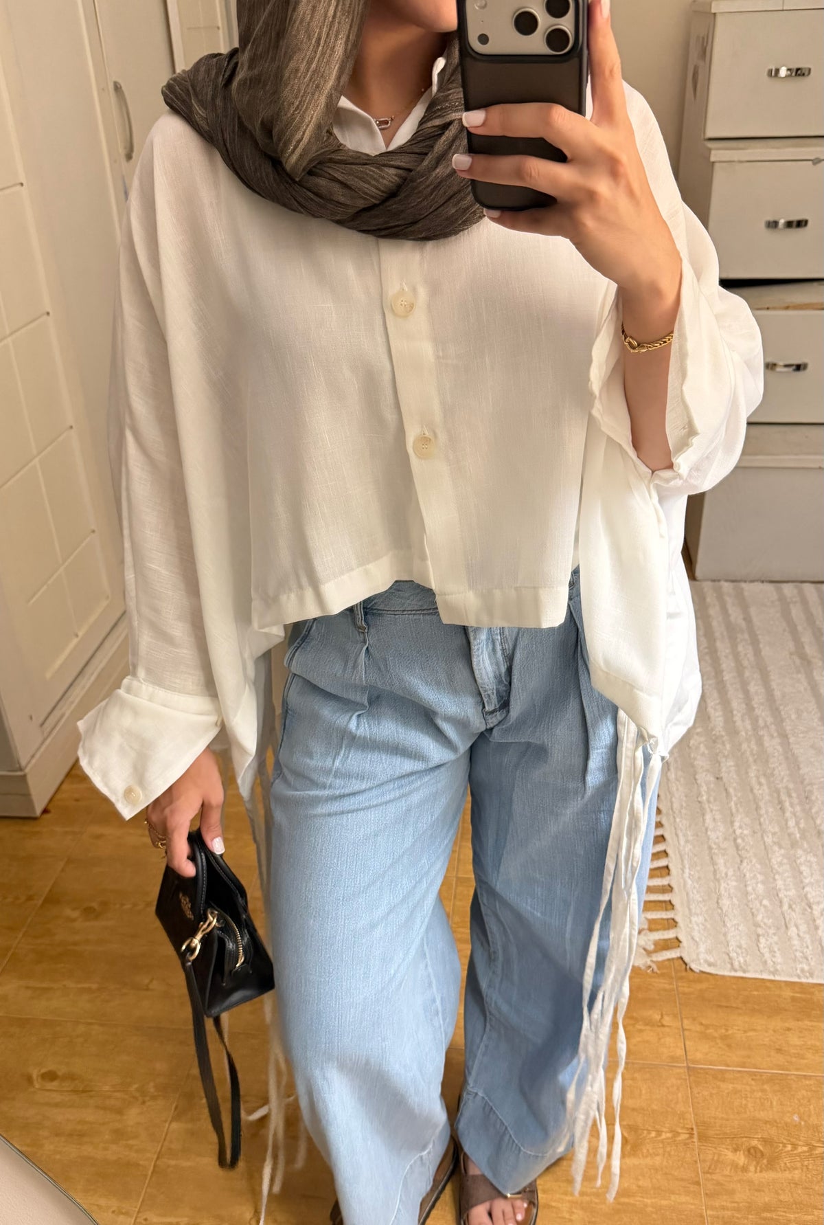 Sienna Linen Blouse white