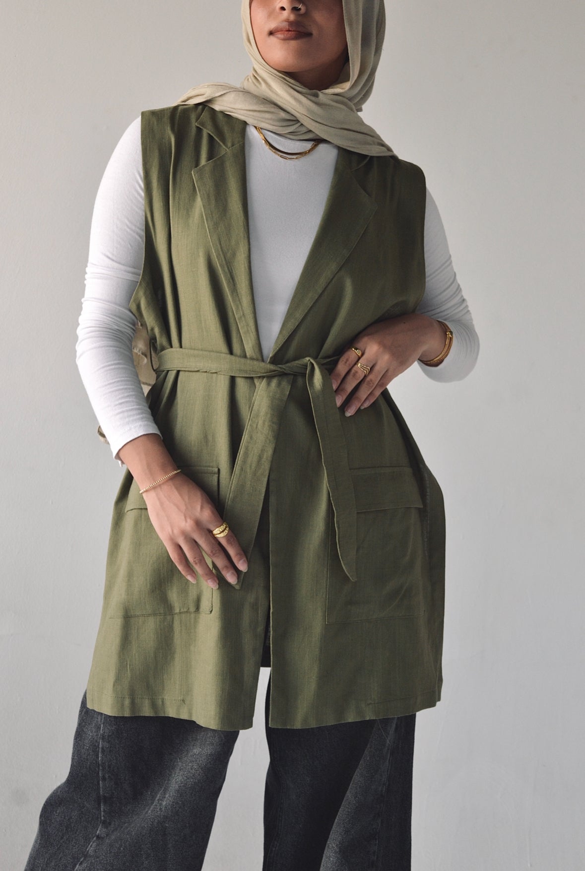 Blazer in olive