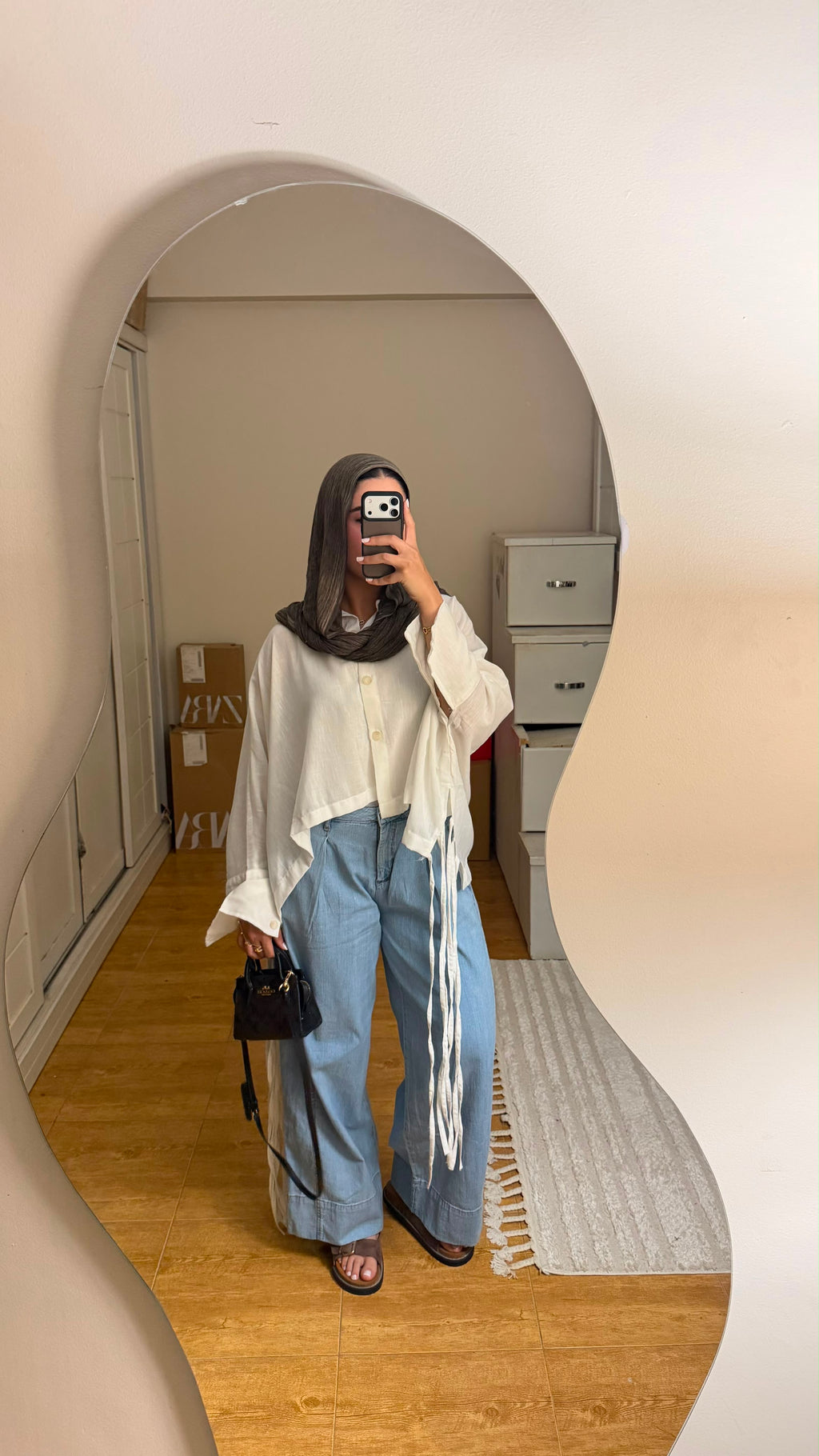 Sienna Linen Blouse white
