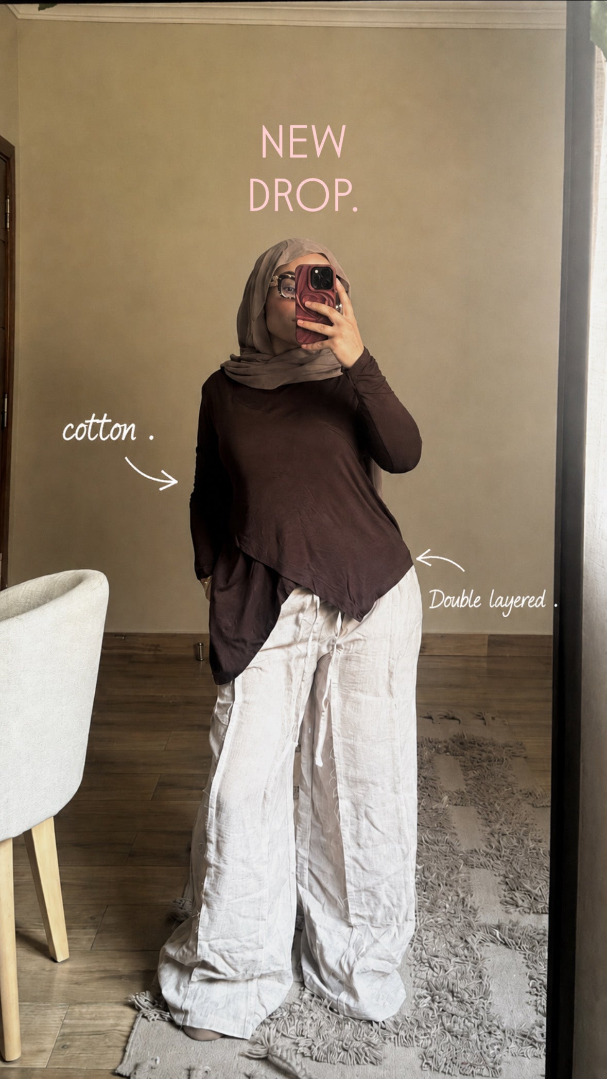 Cotton double layered blouse