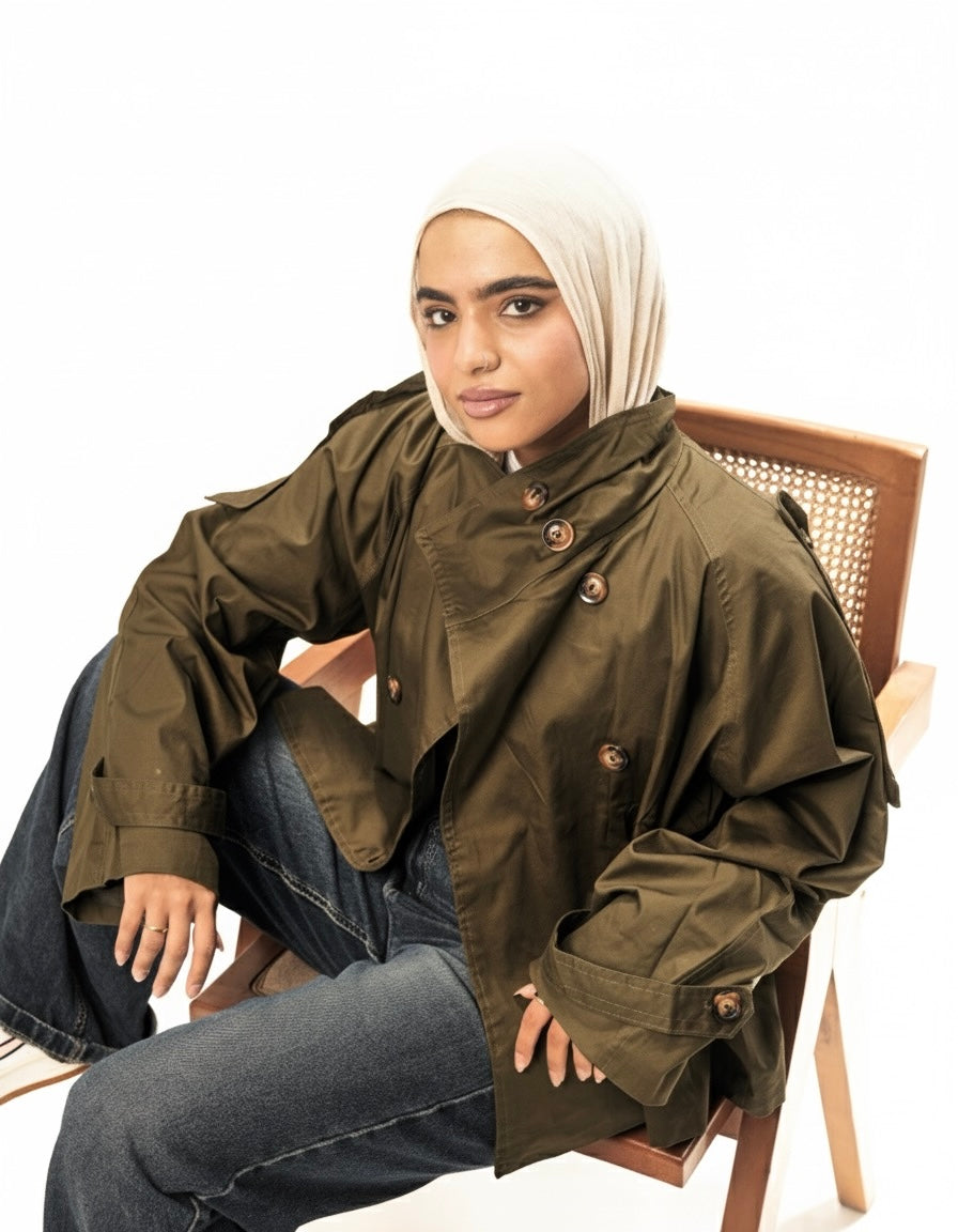 Oliva trench coat