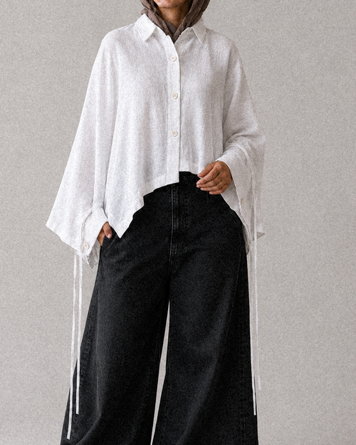 Sienna Linen Blouse white
