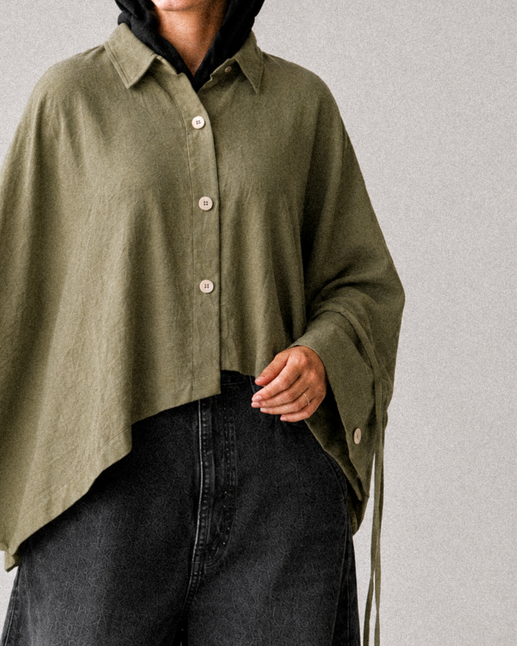 Sienna Linen Blouse olive