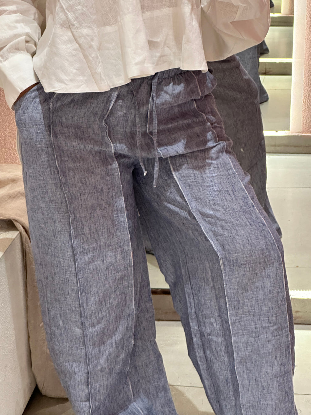 Linen pants.
