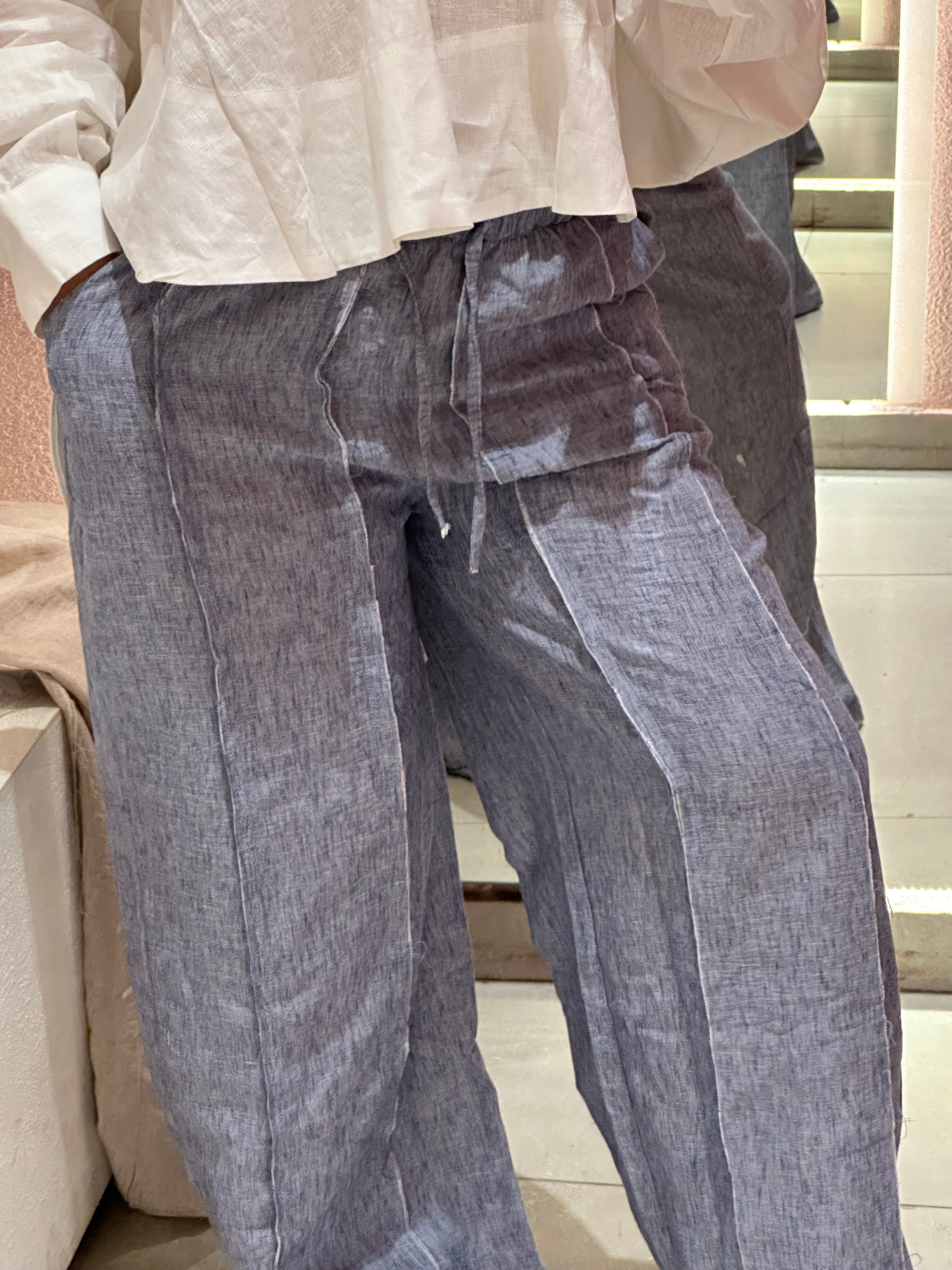Linen pants.