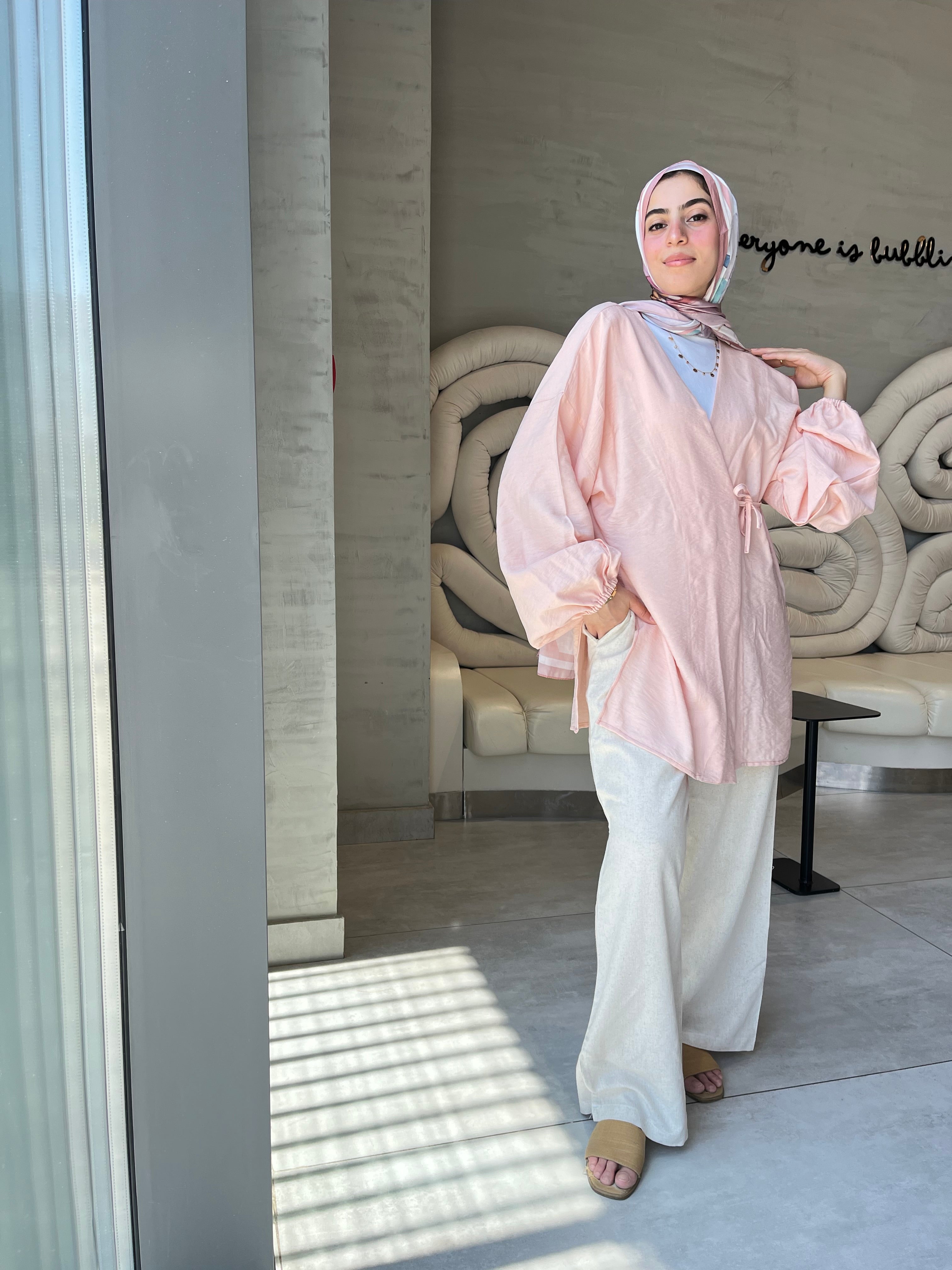 Linen Wrapped Blouse