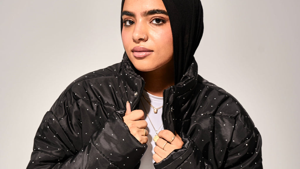Studded waterproof jacket