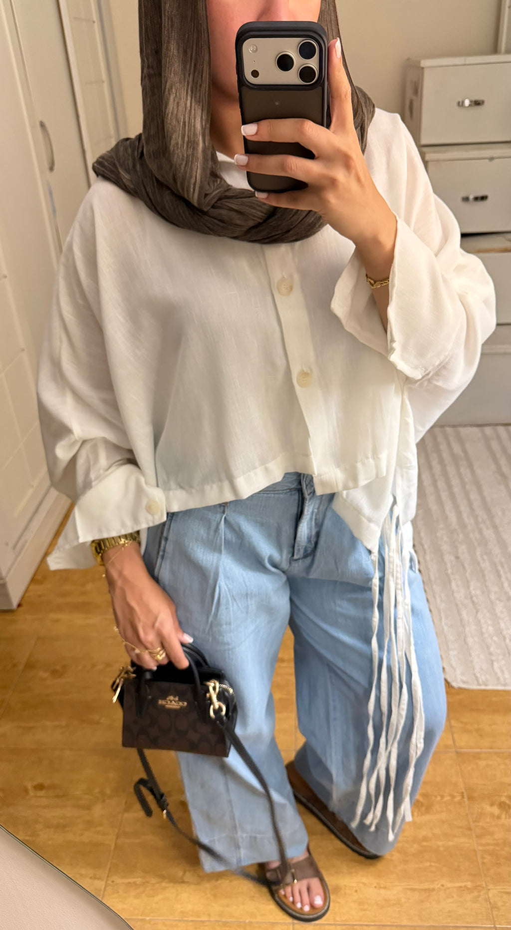 Sienna Linen Blouse white