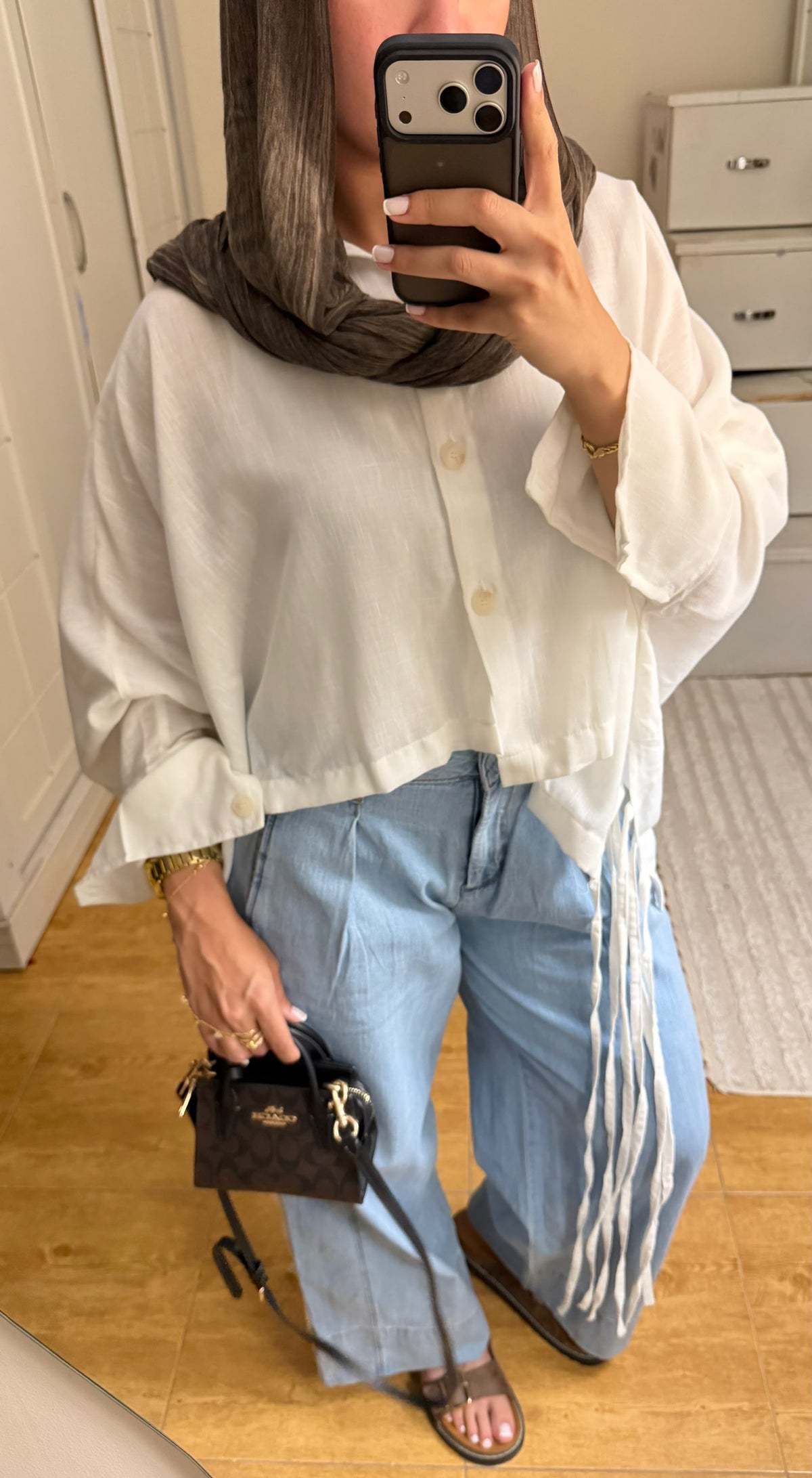 Sienna Linen Blouse white