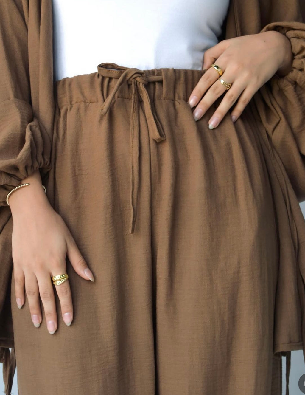 Linen brown set!
