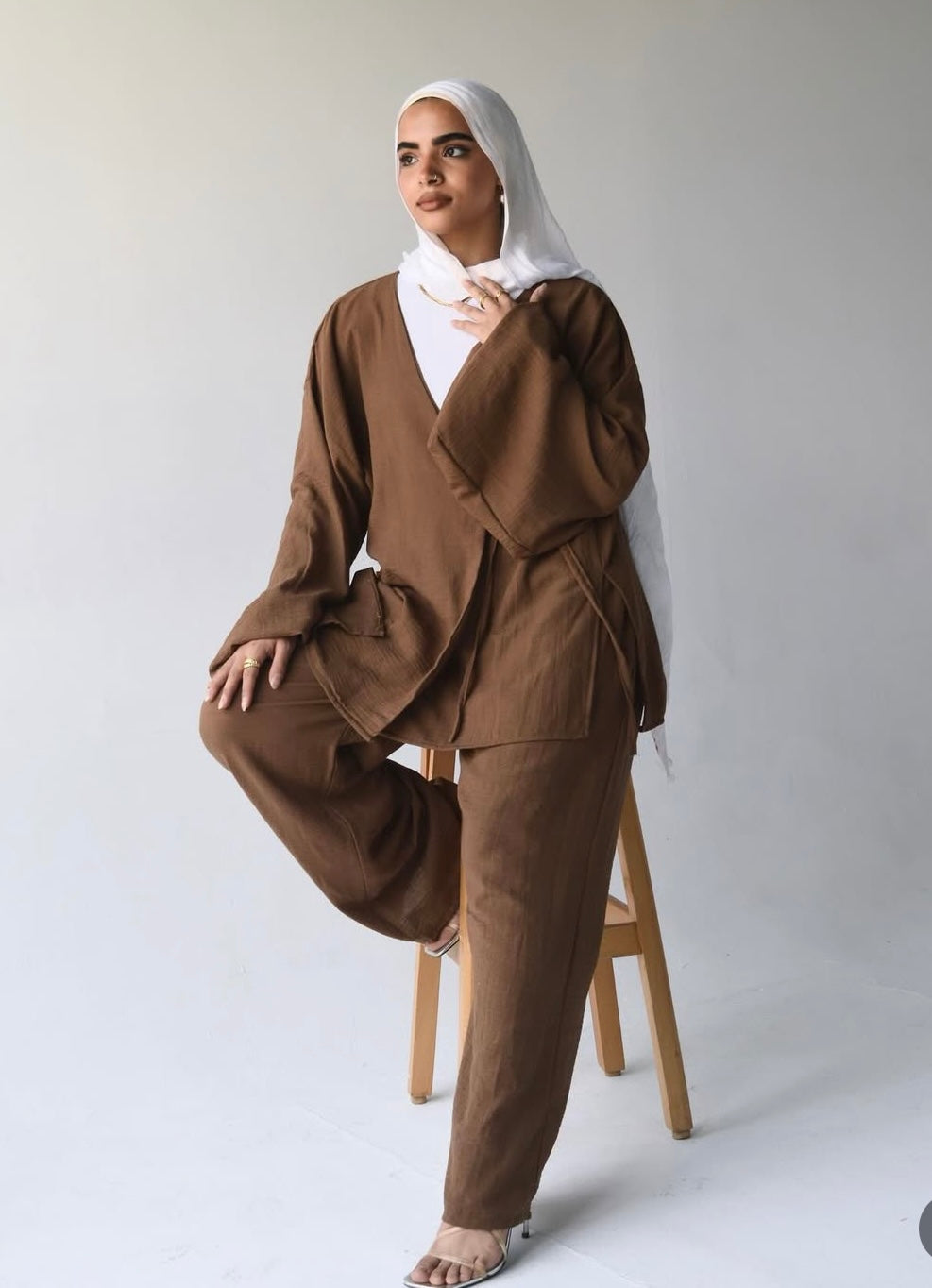 Linen brown set!