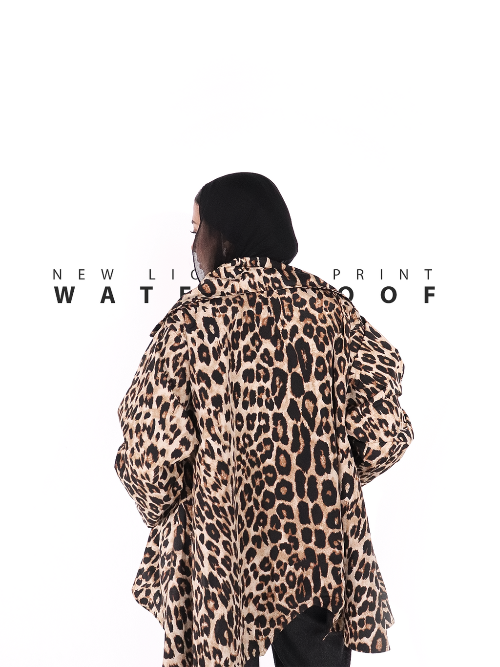 Leopard waterproof jacket